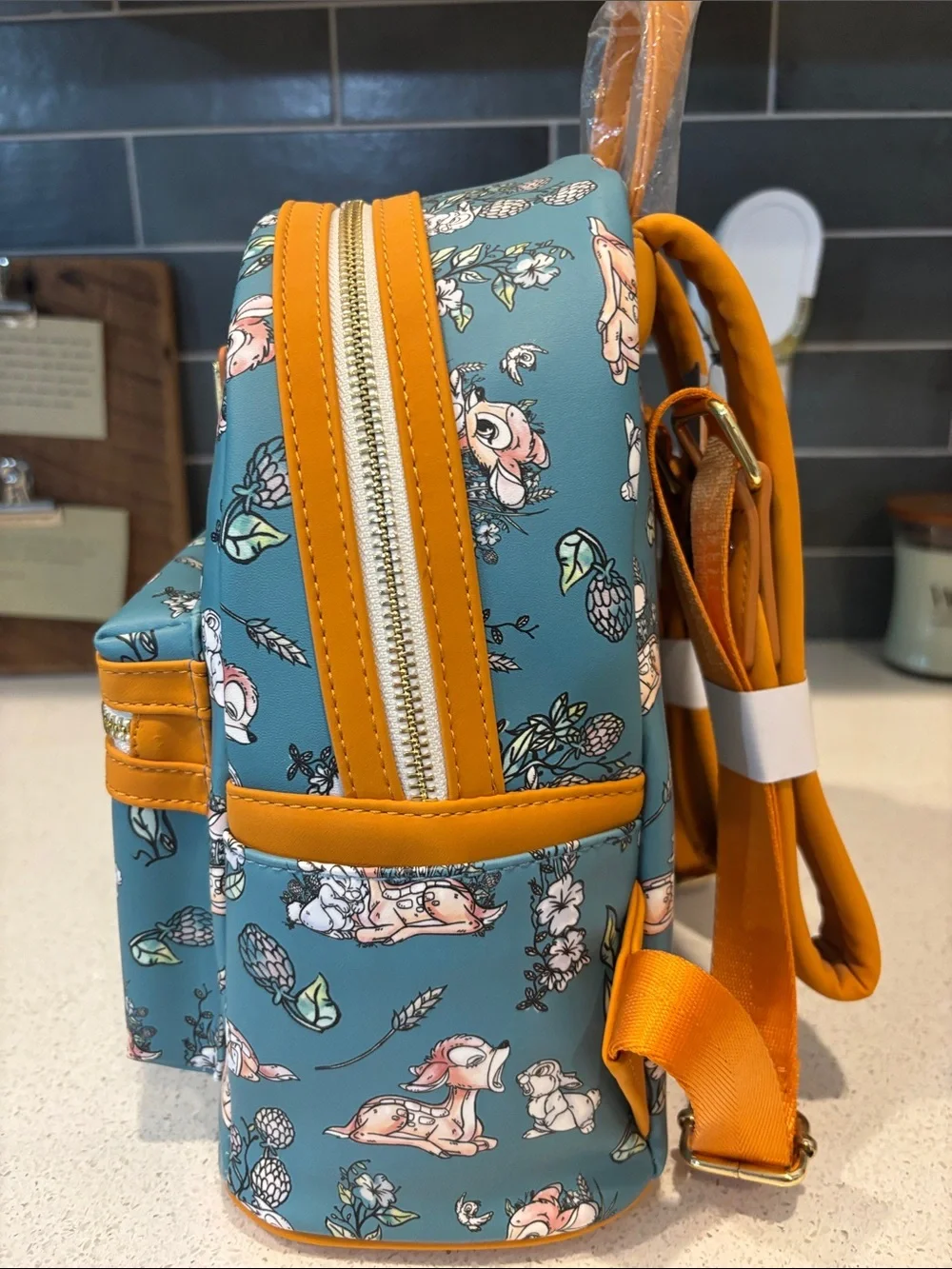 Loungefly Bambi Floral Mini Backpack NWT